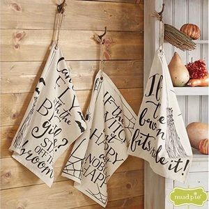 Mud Pie Halloween Kitchen Towel